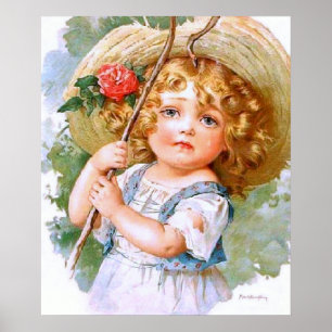 Maud Humphreys söt lite sommarflicka Poster