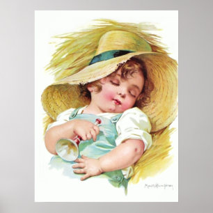 Maud Humphreys sovande barn Poster