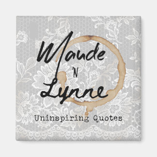 Maude N Lynne logotyp magnet