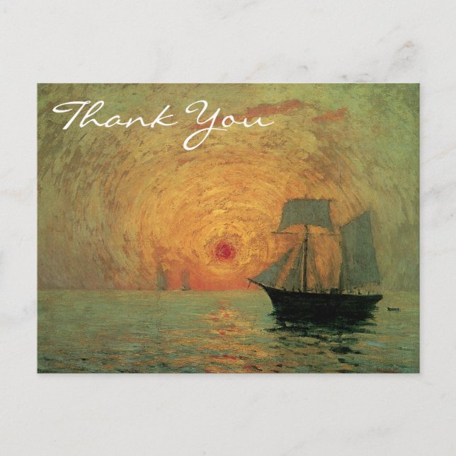 Maufras Red Sol Vykort (Framsida)