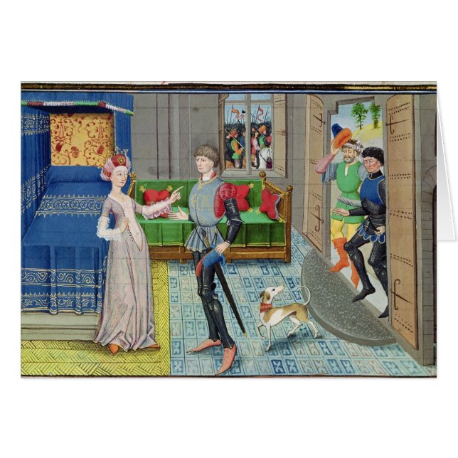 Maugis av Aigremont och Isanne Hälsningskort (Framsidan Horizontal)