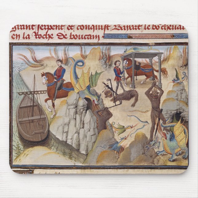 Maugis som slåss ormen musmatta (Framsidan)