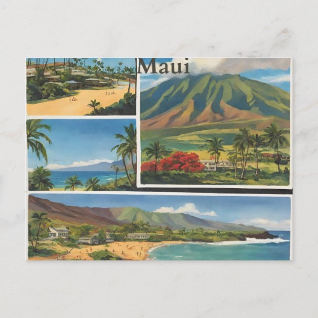 Maui (2) vykort (Framsida)