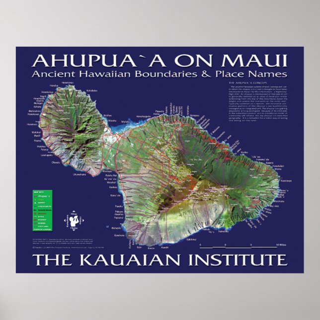 Maui Ahupuaa Poster (Framsidan)