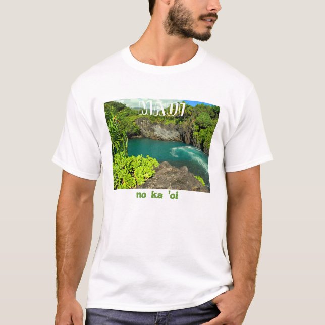 MAUI är det bäst (i hawaiibo) Tee (Framsida)