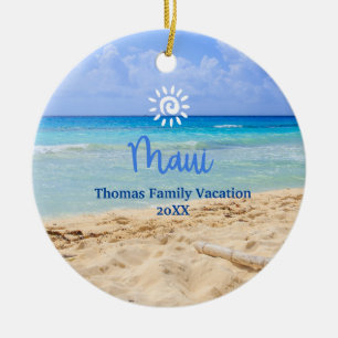 Maui Beach Julgransprydnad Keramik