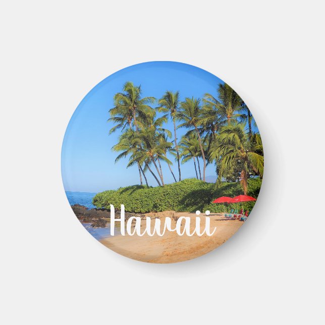 Maui Beach Umbrella Magnet (Framsidan)