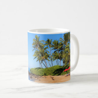 Maui Beach Umbrellas Kaffemugg
