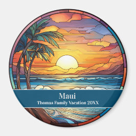 Maui Beach Vacation Magnet