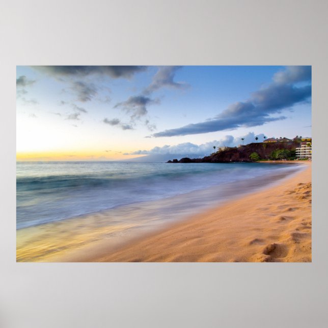 Maui Black Sten Beach Poster (Framsidan)