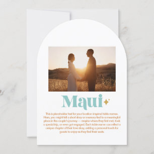 Maui Bordnummer Inbjudningar