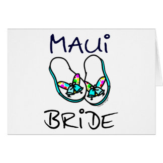 Maui Bride Bröllop Hälsningskort