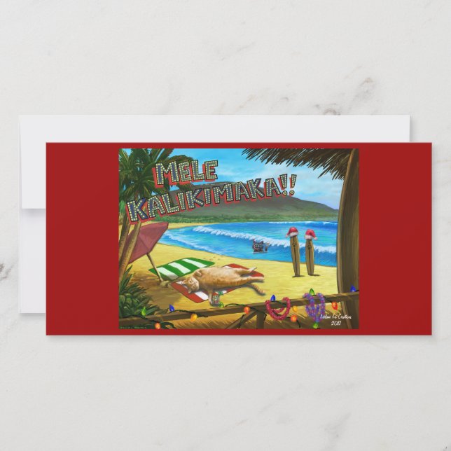 Maui Cats julkort (Framsida)