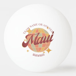 Maui City Hawaii bord tennis klubb Pingisboll