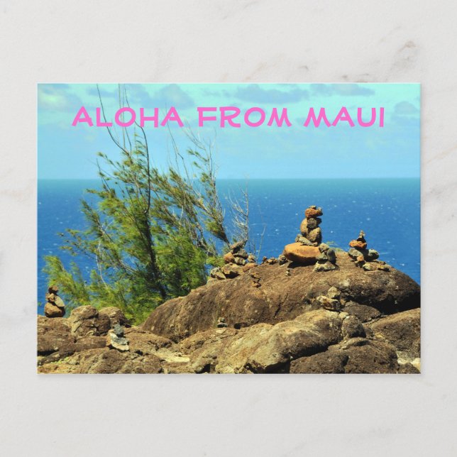 Maui Coastal Postcard Vykort (Framsida)