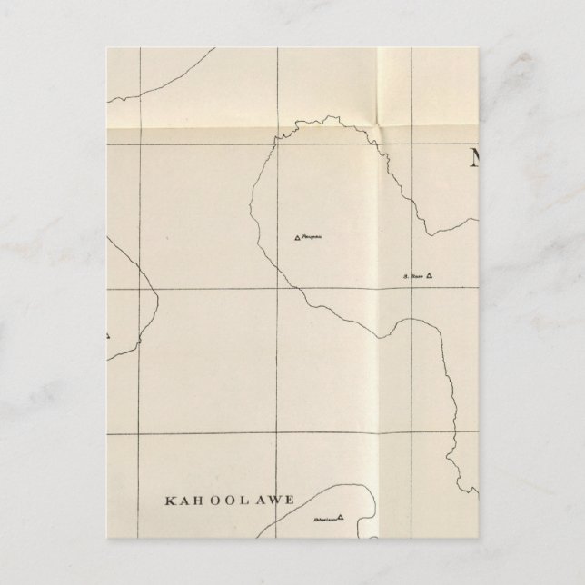 Maui County, Hawaii Vykort (Framsida)