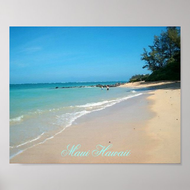 Maui Hawaii 10"x8" Poster (Framsidan)