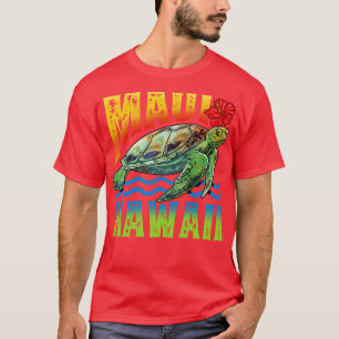 Maui Hawaii Aloha Turtle Summer Vacation Surfer Gi T Shirt