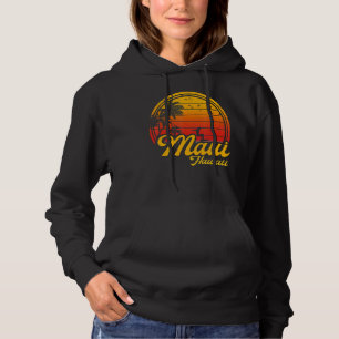 Maui Hawaii Beach Handflatan Träd sommar Vacation  T Shirt