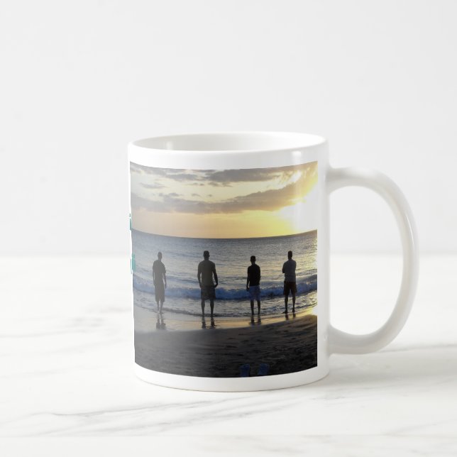 Maui, Hawaii Beach Sunset Kaffemugg (Höger)