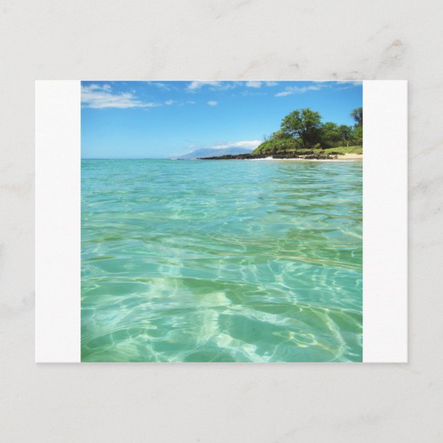 Maui Hawaii Beach Vykort (Framsida)