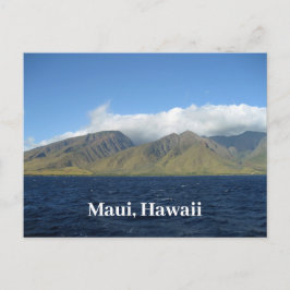 Maui Hawaii Bevackra bergen Ocean Vykort