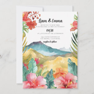 Maui Hawaii bröllopsinbjudan Inbjudningar