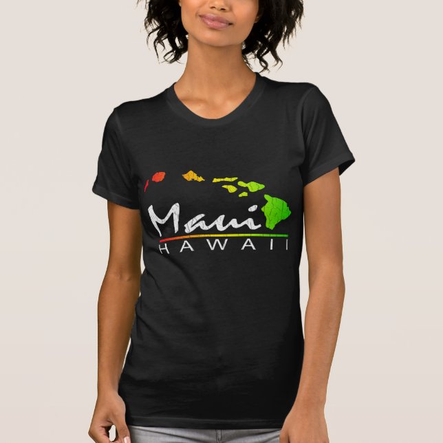 MAUI Hawaii (den bekymrade designen) Tröja (Framsida)