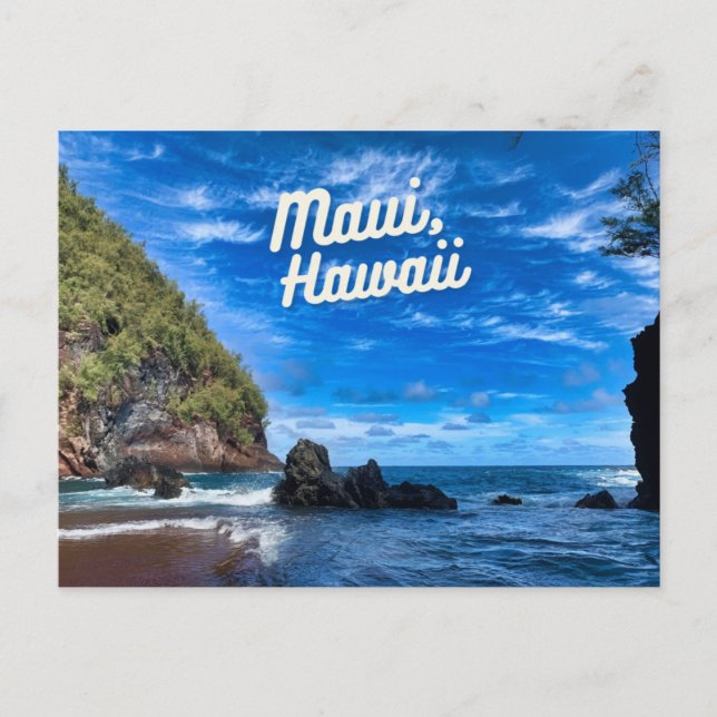 Maui Hawaii Fotography Postcard Vykort (Framsida)
