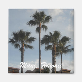 Maui Hawaii Handflatan Träd Magnet