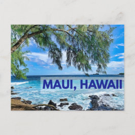 Maui Hawaii Handflatan Träd vykort
