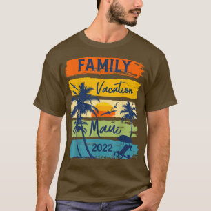 Maui Hawaii Hawaiian Vacation 2022 Matching Family T Shirt