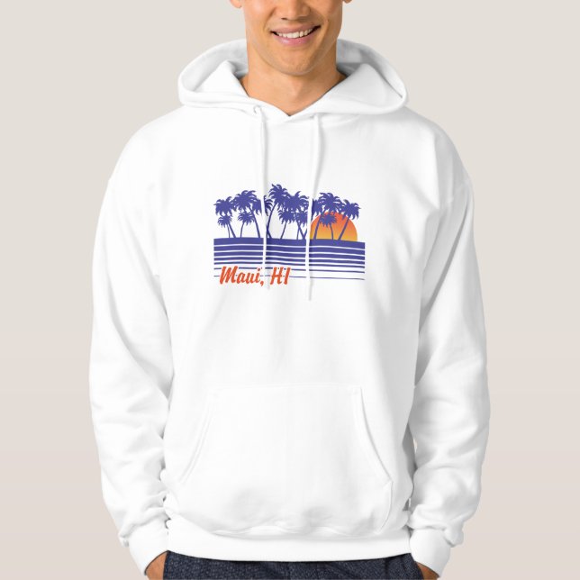 Maui Hawaii Hoodie (Framsida)