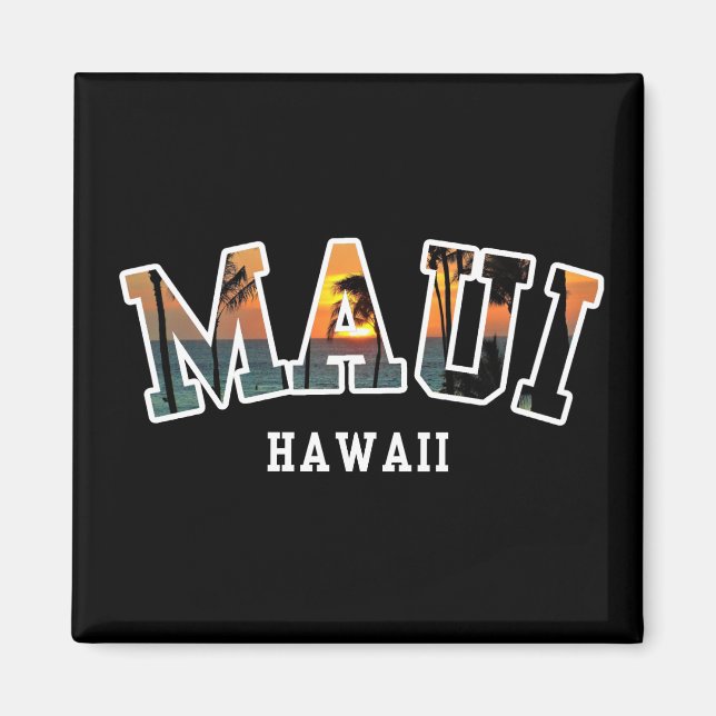 MAUI HAWAII  MAGNET (Framsidan)