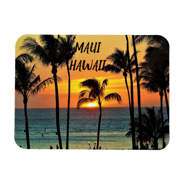 MAUI HAWAII MAGNET (Horisontell)