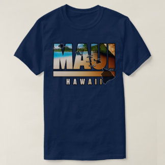 Maui Hawaii med Hawaiianska öarna T Shirt