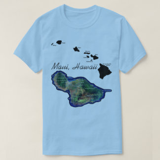 Maui Hawaii med Hawaiianska öarna T Shirt