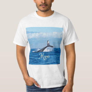 Maui Hawaii Ocean Whale Svan T Shirt