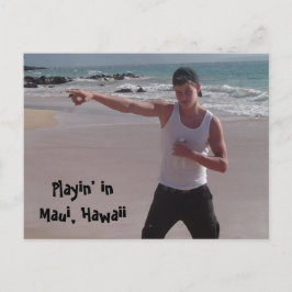 Maui Hawaii på stranden Vykort