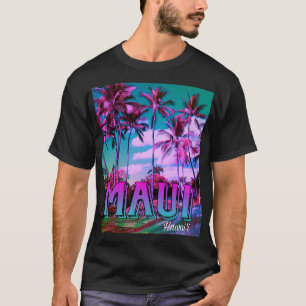 Maui Hawai'i Palmträd T-shirt
