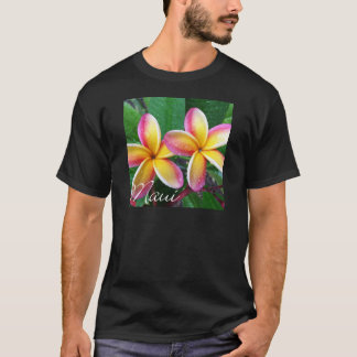 Maui Hawaii Plumeriablommor Tee Shirt
