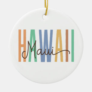Maui Hawaii (Sands) Julgransprydnad Keramik