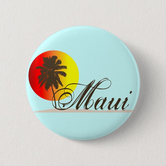 Maui Hawaii souvenir Knapp (Framsida)