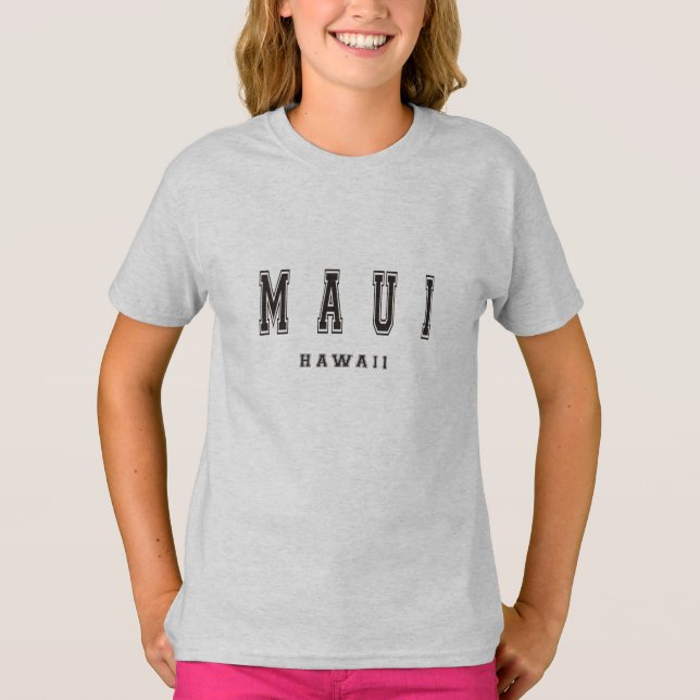 Maui Hawaii Tee Shirt (Framsida)
