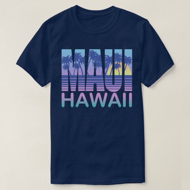 Maui Hawaii Tee Shirt (Design framsida)