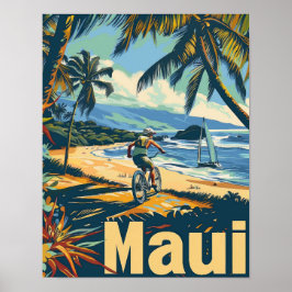 Maui Hawaii Travel Poster Art Print Poster