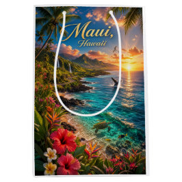 Maui Hawaii Tropisk kustlinje Reseskylt
