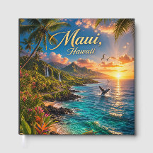 Maui Hawaii Tropisk kustlinje Reseskylt