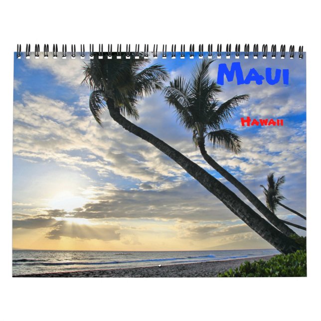 Maui Hawaii-väggskalendern Kalender (Omslag)