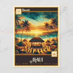 Maui Hawaii   VINTAGE Vykort